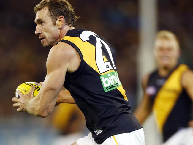 Shane Tuck during the Carlton v Richmond match at the MCG. March 28, 2013.