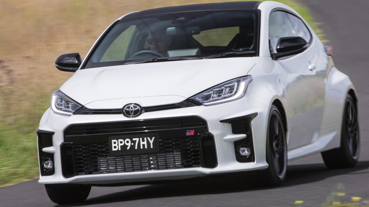 A three-cylinder turbo engine gives the Yaris loads of punch.