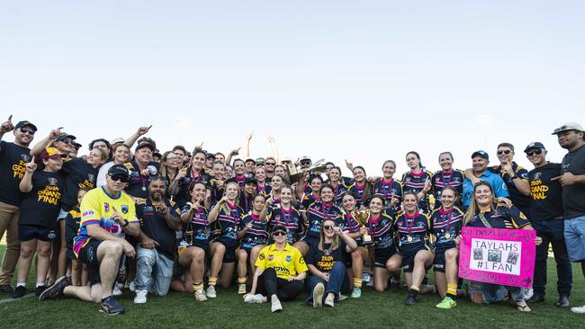 Highfields are the TRL Women Premiers after defeating Gatton in the grand final at Toowoomba Sports Ground, Saturday, September 14, 2024. Picture: Kevin Farmer