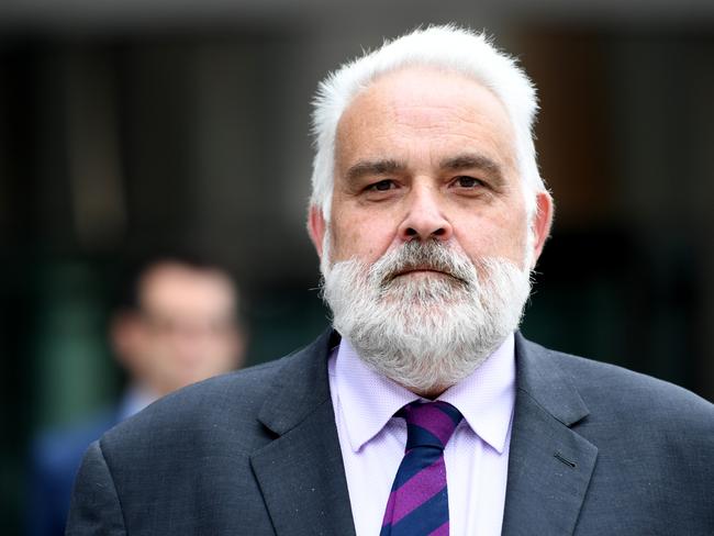 Lead ombudsman of the Financial Ombudsman Service Philip Field leaves the Royal Commission into Misconduct in the Banking, Superannuation and Financial Services Industry at the Commonwealth Law Courts in Melbourne, Monday, May 28, 2018. (AAP Image/Tracey Nearmy) NO ARCHIVING