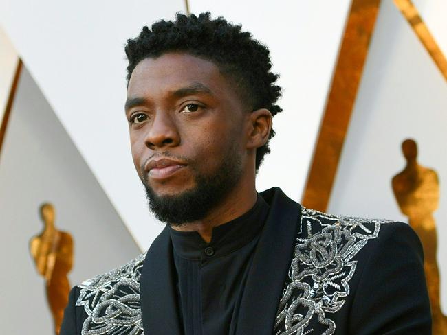 Black Panther star Chadwick Boseman tragically died of colon cancer, aged 43, in 2020. Picture: Valerie Macon/AFP