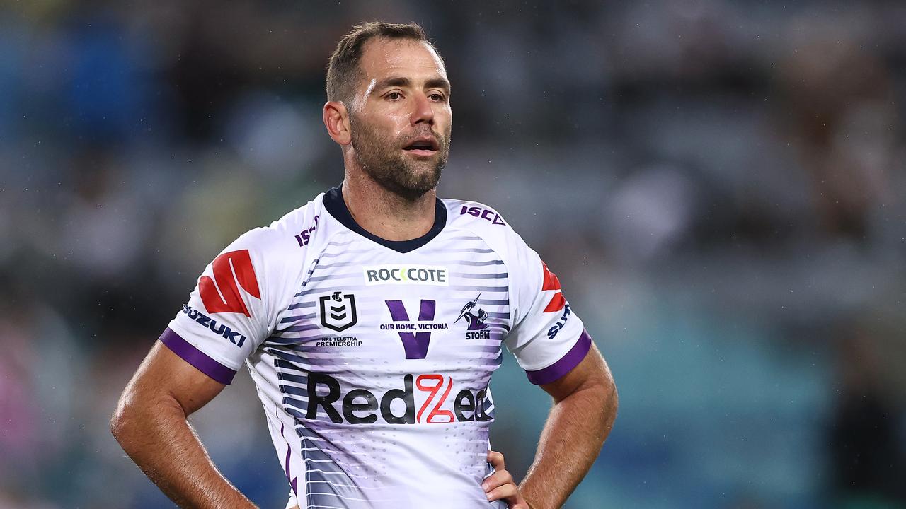 NRL CEO Andrew Abdo will speak to Cameron Smith (pictured) over comments he made to a referee. (Photo by Cameron Spencer/Getty Images)