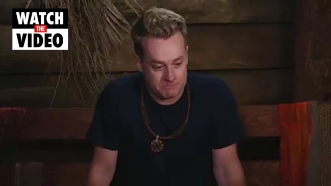 Grant Denyer breaks down on I'm A Celeb