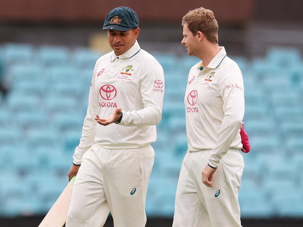 Khawaja believed Smith’s best position was at No.4. Picture: Mark Evans/Getty Images