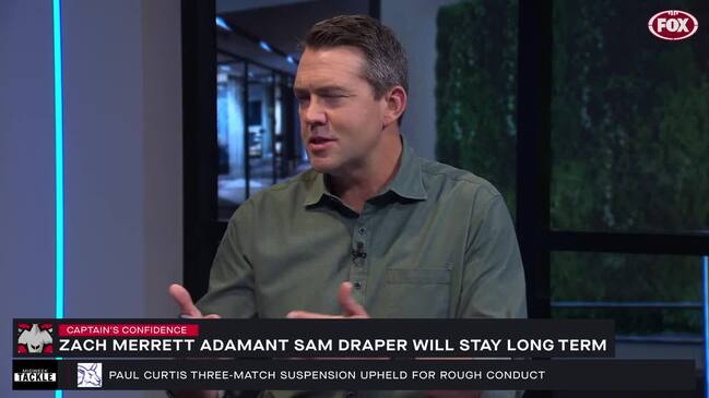 Zach Merrett confident Sam Draper will stay at Essendon