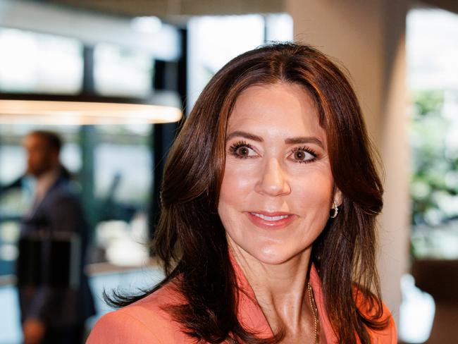 THE HAGUE NETHERLANDS - JUNE 20: Crown Princess Mary of Denmark attends the Dutch-Danish business conference at New Babylon on June 20, 2022 in The Hague, Netherlands. (Photo by Patrick van Katwijk/Getty Images)