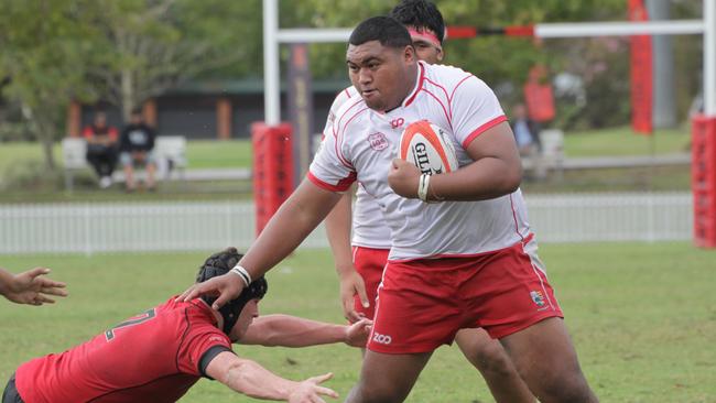 Tanielu in action for Ipswich Grammar last season.