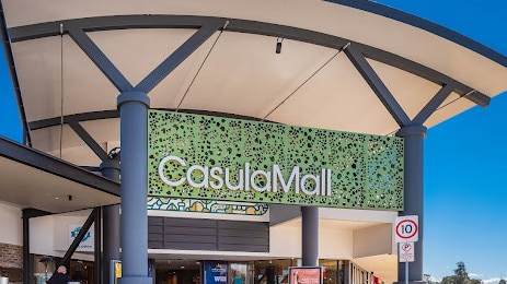 Casula Mall entrance. Picture: Casula Mall