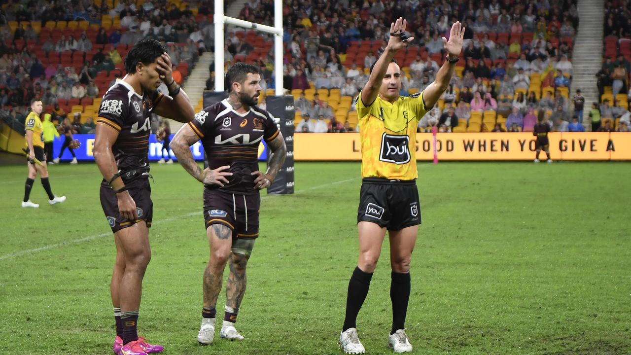 The Bunker has been told not to intervene and call back play. Picture: NRL Images