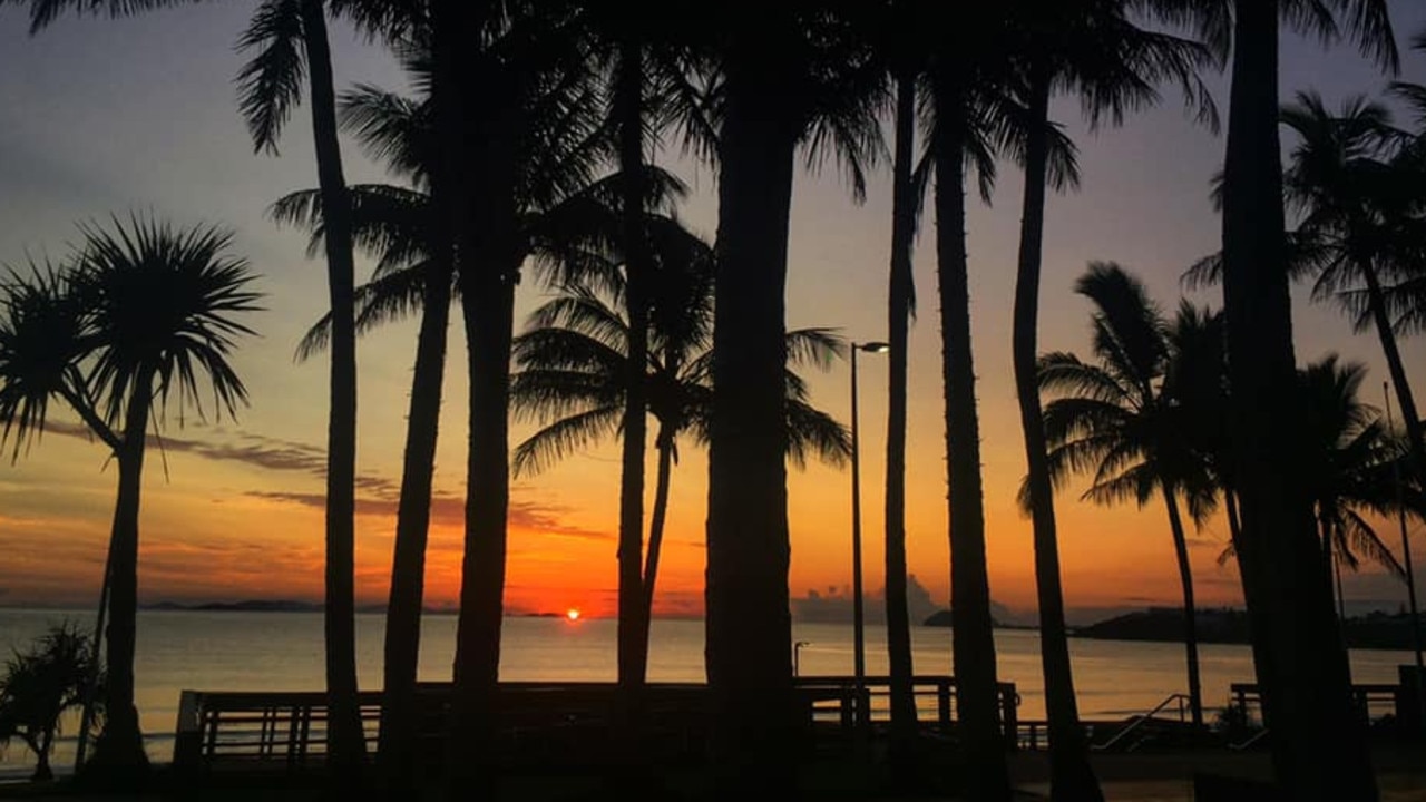 Stunning sunset viewed from Yeppoon Main Beach.