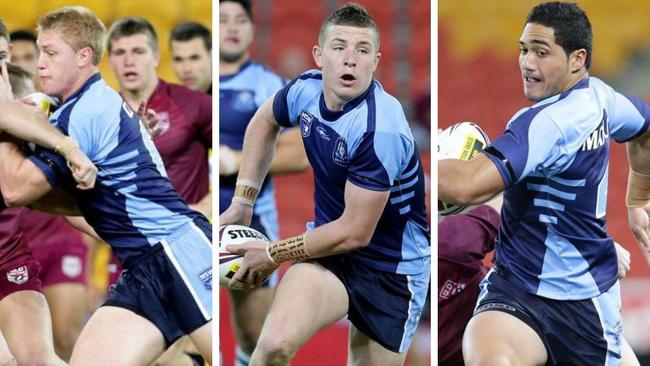 The NSW U18s had a record win over Queensland in 2013. Pictures: Adam Head