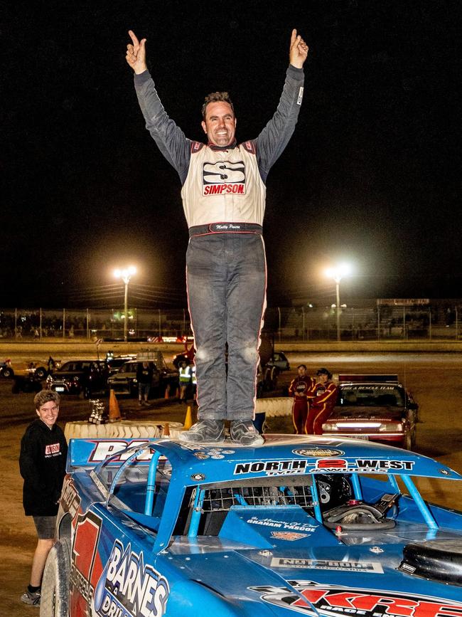 Mat Pascoe wins at Latrobe in Tasmania.
