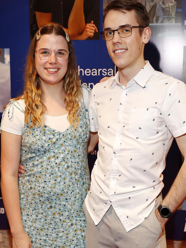 Ellie Woods and Jason Story at Mouthpiece opening night at QPAC Playhouse. Socials: Damien Anthony Rossi | Pictures: Josh Woning