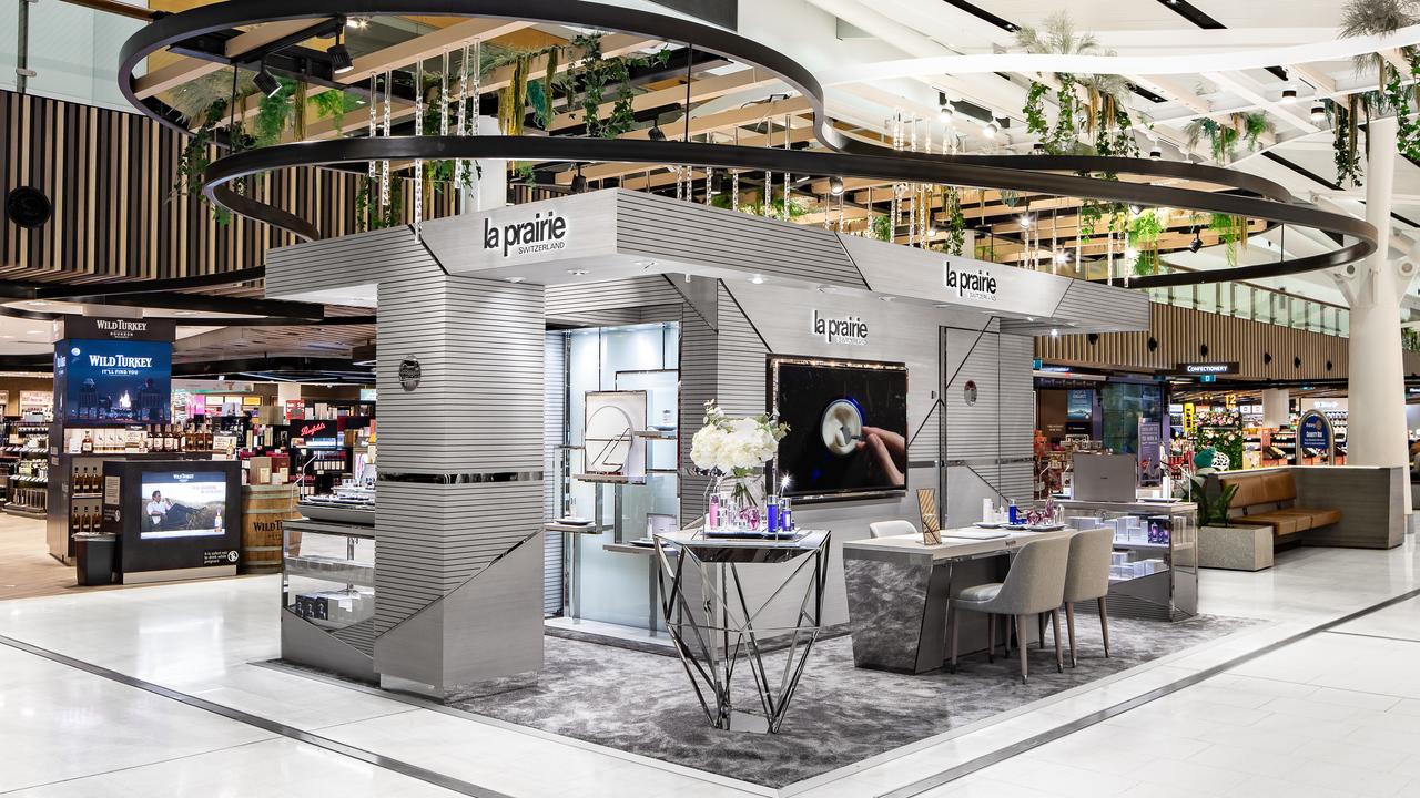 The pop-up beauty hub will be at Sydney Airport until September. Picture: Damian Flanagan 