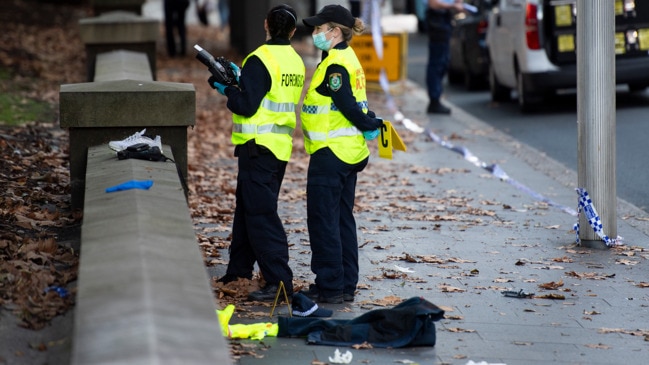 NSW Police officer stabbed in the head in Sydney CBD