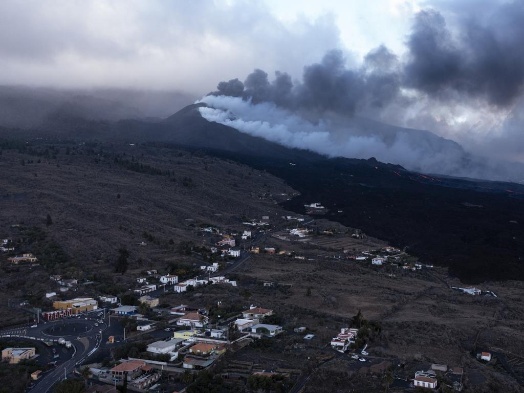 Cumbre Vieja continues to erupt on November 12, 2021. Picture: Dan Kitwood/Getty Images