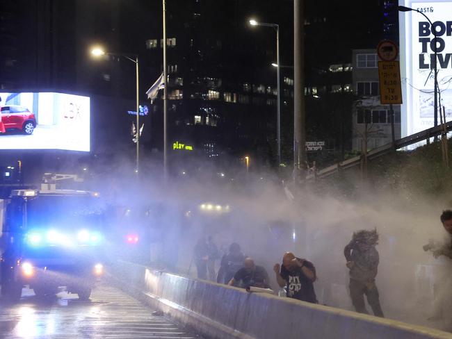 Families of hostages have vowed to protest every night to bring their loved ones home. Picture: AFP