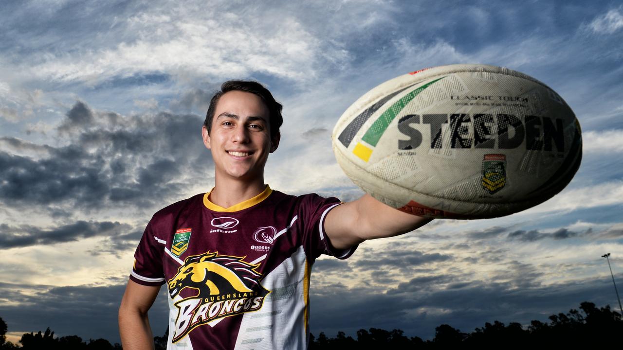 Jake Notley featured for the Broncos in the NRL Touch Premiership in 2018.