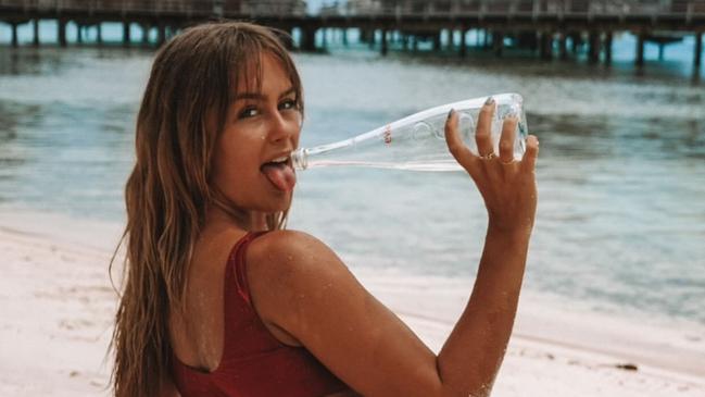 Influencer Steph Claire Smith had addressed the judgement she’s received online from her followers since posting bikini pics while pregnant. Picture: Instagram