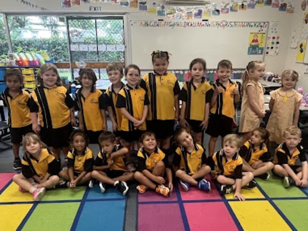 Granville State School Prep students at their first day of school.