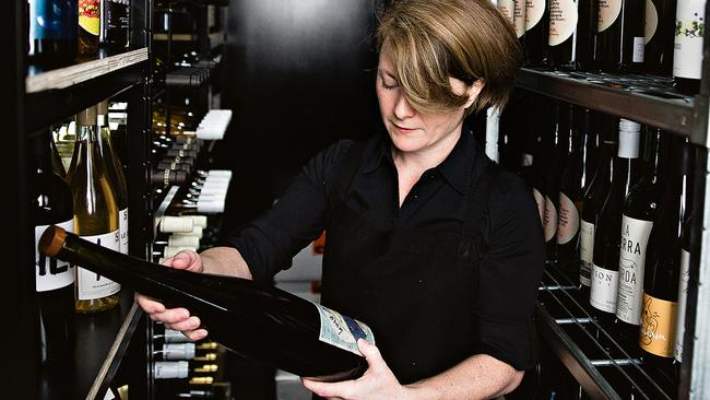 Extra effort: Billy Kwong sommelier Nicola Calvert. Picture: Steve Baccon