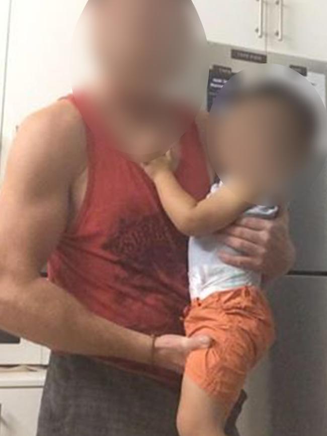 The father who allegedly stabbed his 5-year-old son (pictured) to death.