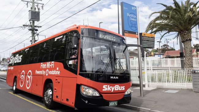 SkyBus will stop at Blackburn Station.