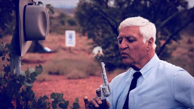 Member for Kennedy Bob Katter has released an add featuring Bob Katter, implying he shot two men - Photo Supplied Copyright Unknown