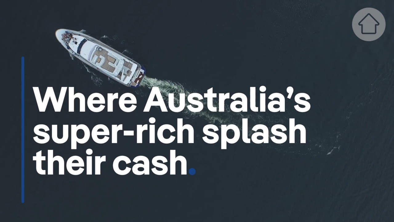 Where Australia's super-rich splash their cash