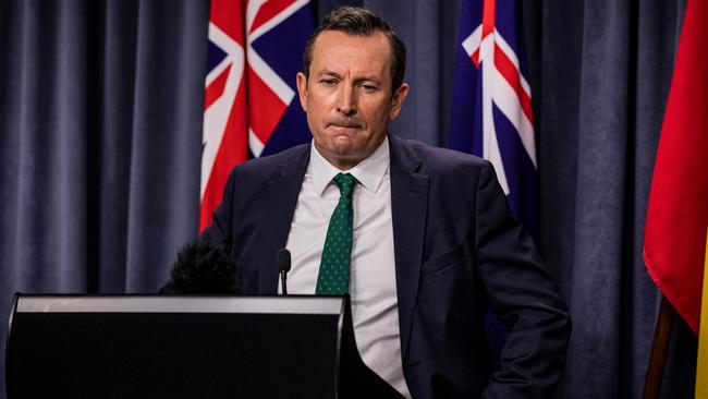 WA Premier Mark McGowan. Picture: NCA NewsWire / Tony McDonough