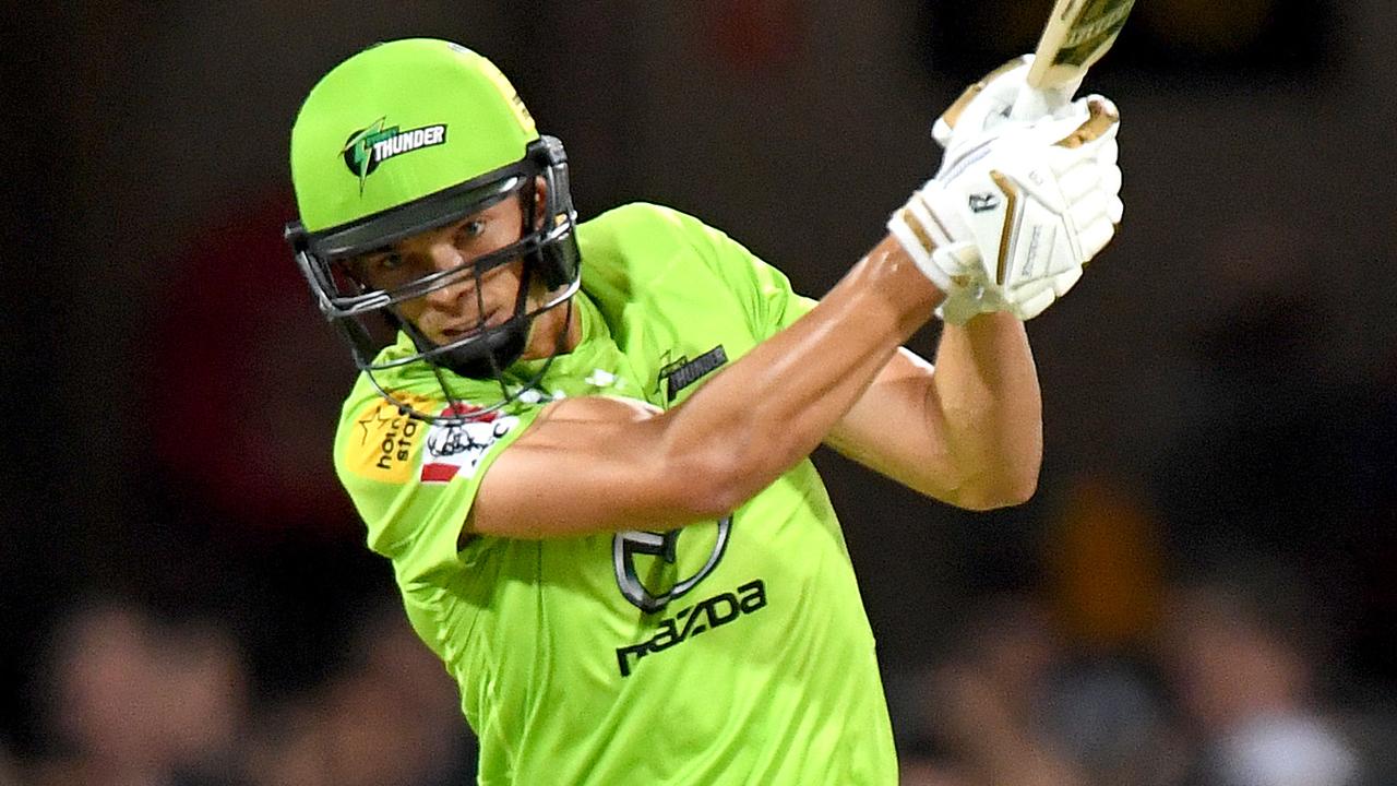 Chris Green helped steer Sydney Thunder out of trouble with the bat before taking two wickets.