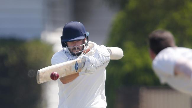 Premier Cricket: Kingston Hawthorn v Melbourne. Kingston Hawthorn batsman Jack Taylor. Picture: Valeriu Campan