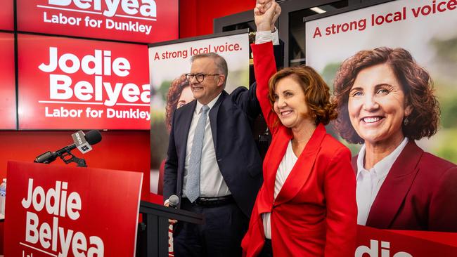 Labor candidate Jodie Belyea seems to be at odds with 56 per cent of the voters in Dunkley. Picture: Jake Nowakowski