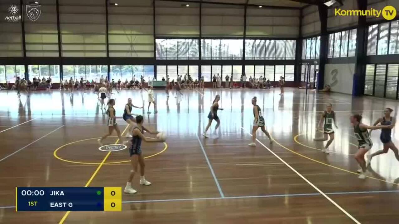 Replay: Jika v East Gippsland (Open)—2025 Netball Victoria State Titles Day 3