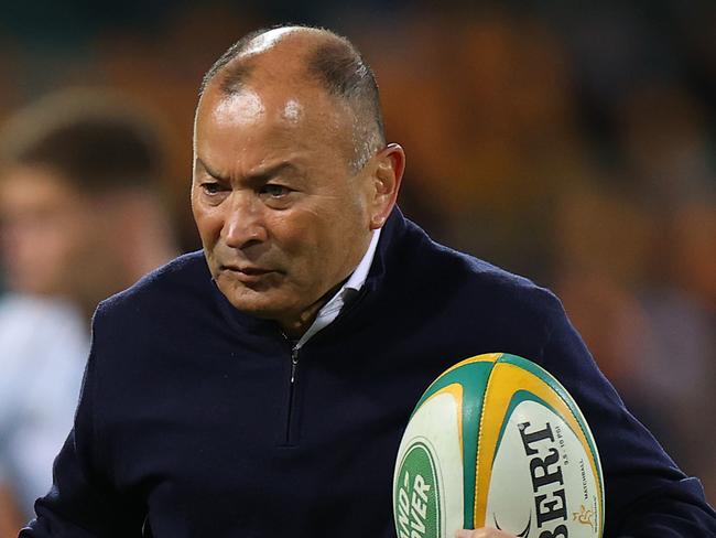 Jones looks on before game three of the International Test match series between the Wallabies and England at the Sydney Cricket Ground.