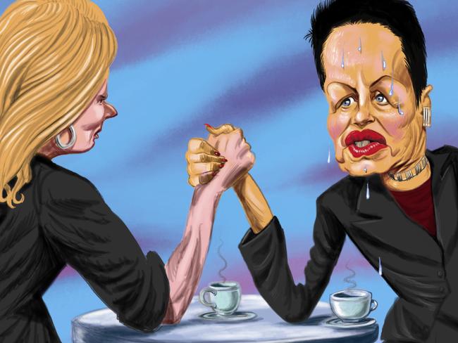 It’s Vithoulkas Vs Moore in 2016. Art: John Tiedemann