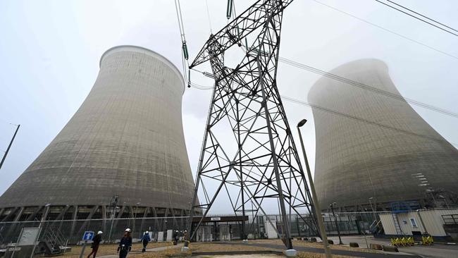 The Nogent-sur-Seine nuclear power plant in France. A parliamentary inquiry has heard nuclear won’t come online fast enough to help Australia. Picture: Bertrand GUAY/AFP