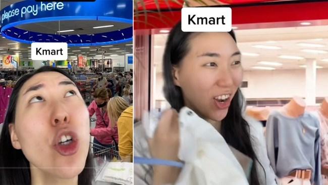 The commentary about Kmart was spot-on. Photo: TikTok