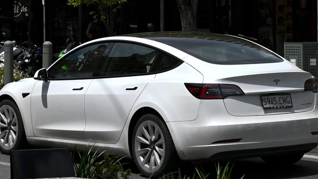 The Australian Electric Vehicle Industry Recap 2022 report also notes that the number of EVs purchased increased by 86 per cent in the last year, with 3.8 per cent of all new cars purchased being electric. Picture: NCA NewsWire / Naomi Jellicoe