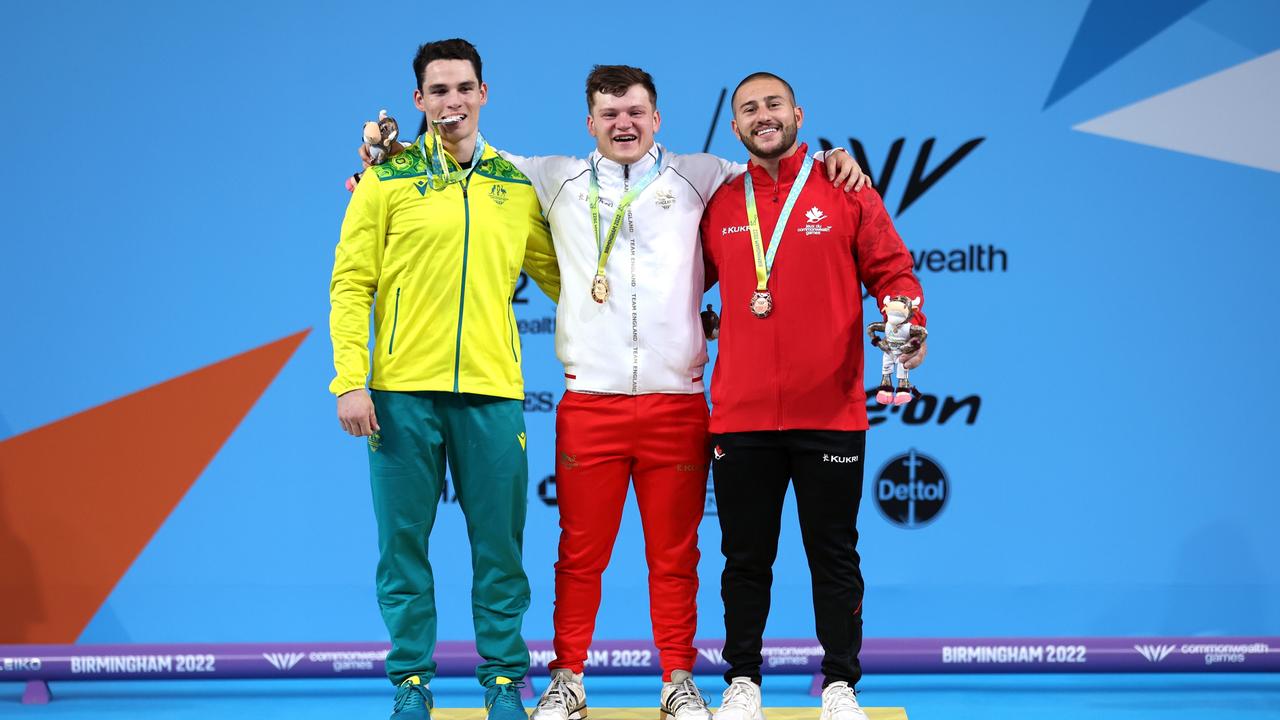 Silver medalist Kyle Bruce of Team Australia. Photo by Al Bello/Getty Images.