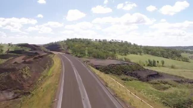 Toowoomba Second Range Crossing April flyover 