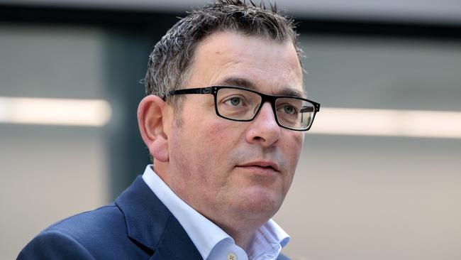 Premier Daniel Andrews says he is not planning to resign any time soon. Picture: David Geraghty