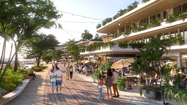 The waterfront at the proposed Northshore development. Picture: Supplied