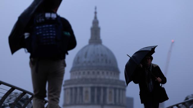 After nine winters there, Angela had dubbed it Gloomy rather than Great Britain. Picture: Dan Kitwood/Getty Images