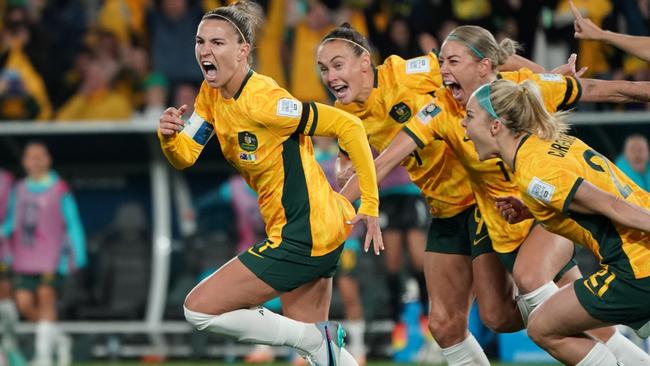 The telecast of the Matildas victory over Ireland averaged 1.91 million viewers nationally across Seven and its streamingservice platform 7plus. Picture: Getty Images