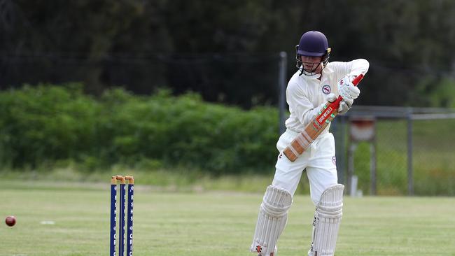 BSHS’s Joshua Martin bats. Picture: Tertius Pickard