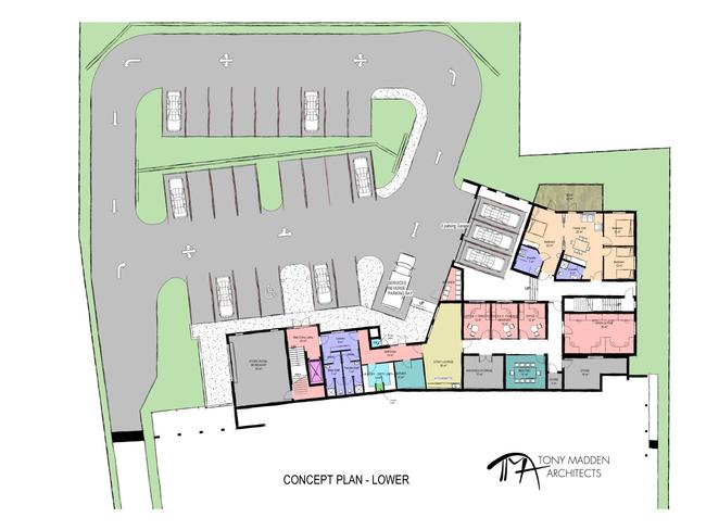 The hospice will be built over two stages.