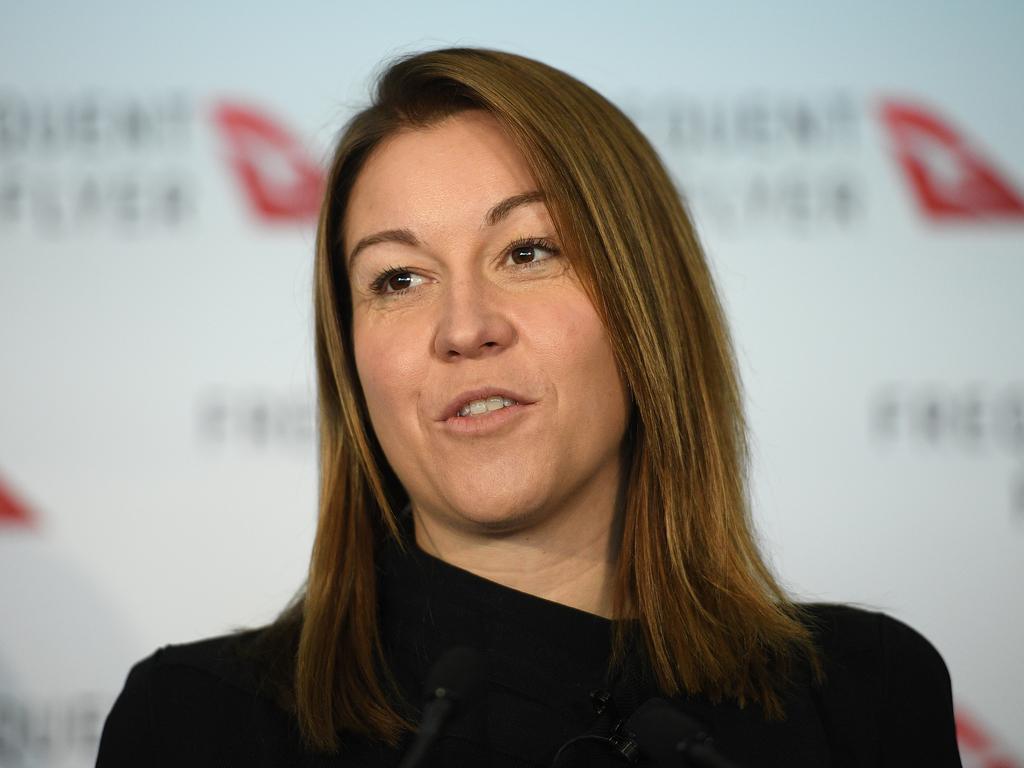 Ms Wirth will leave in February 2024 to pursue other opportunities. She was at Qantas for 14 years in roles including Chief Customer Officer and Group Executive for Brand, Marketing and Corporate Affairs. Picture: AAP Image/Dan Himbrechts