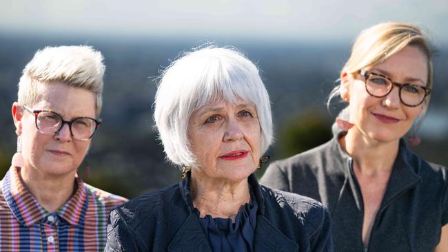 Elizabeth Watson-Brown (centre) is now the only Greens member in the lower house of parliament. Picture: Dan Peled / NewsWire