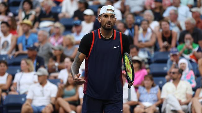 Nick Kyrgios hasn’t hid how he is feeling. Picture: Getty Images